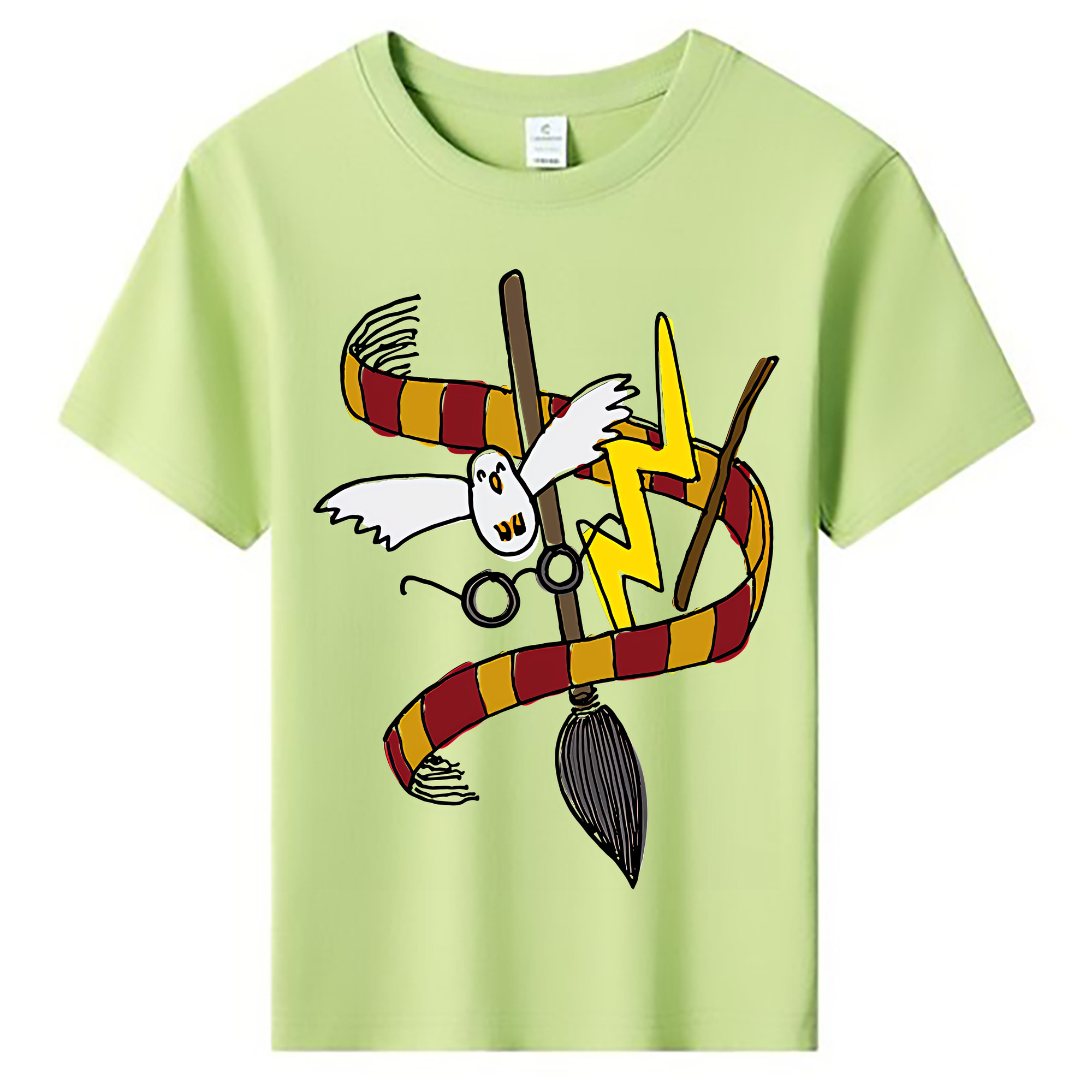 （画像用） Harry Potter ハリー・ポッターシリーズ 綿100％キッズTシャツ（フロントプリント）
